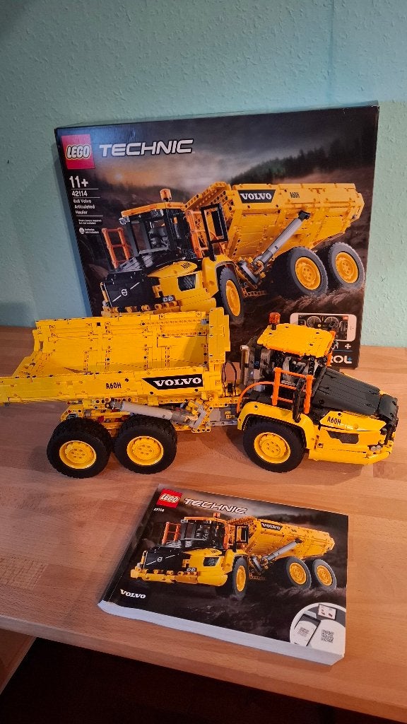LEGO Technic 42114 - Tombereau Articulé Volvo 6x6 - Complet, Inclusief instructies, Lego, Ophalen of Verzenden, Zo goed als nieuw