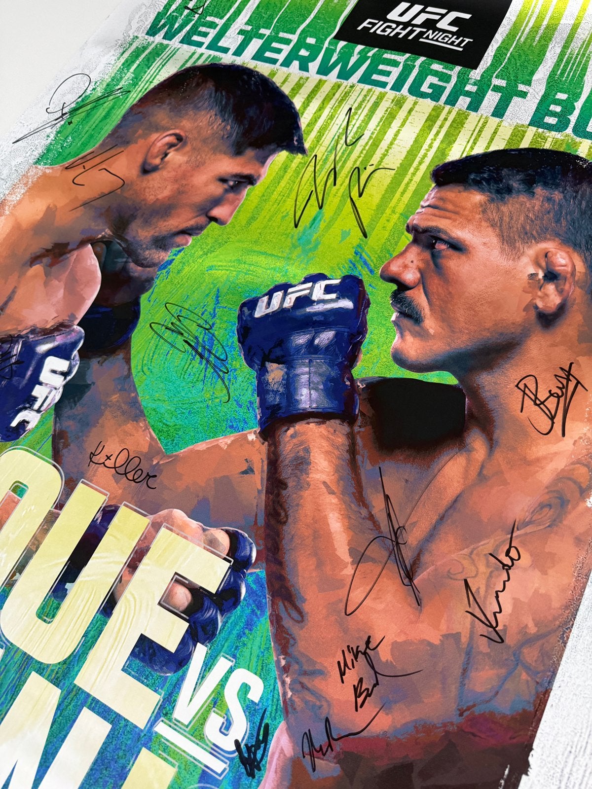 UFC fight night ‘Signed’ Event Poster, Enlèvement ou Envoi