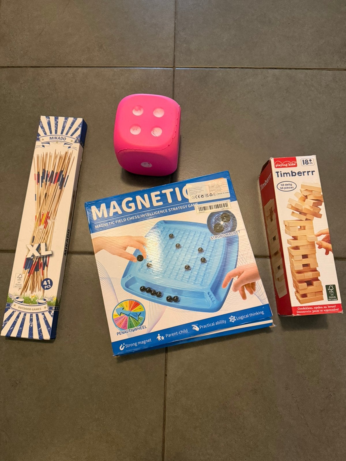 Gezelschapsspellen, Ophalen, Zo goed als nieuw