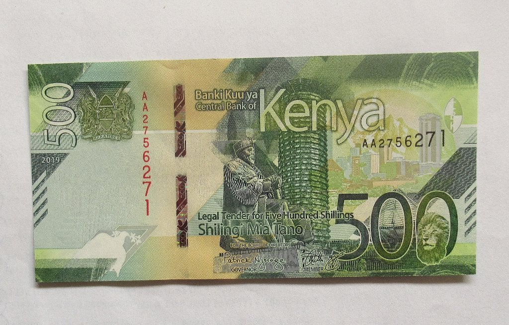 Kenia 500 Shilings 2019, Verzenden