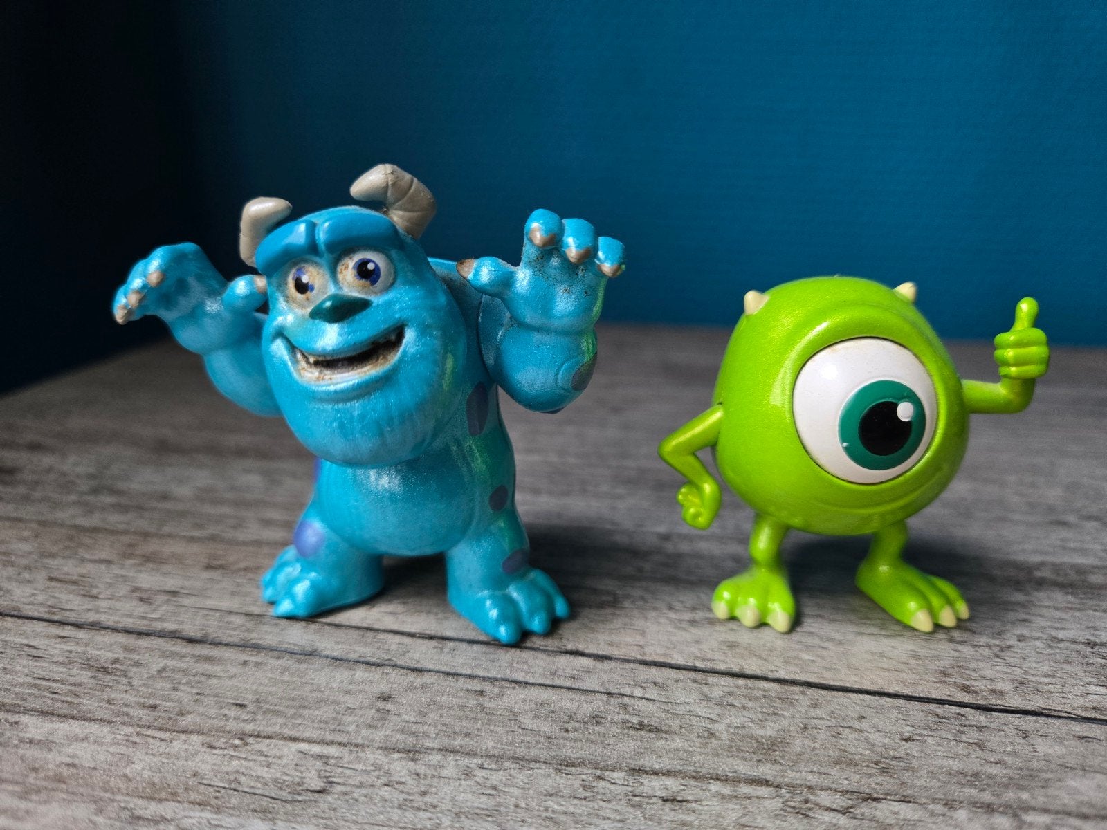 Beeldjes pixar monster inc, Ophalen of Verzenden, Overige figuren, Zo goed als nieuw, Beeldje of Figuurtje