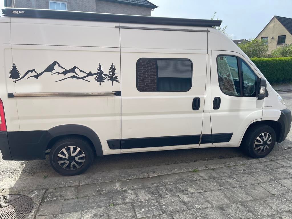 Zelfbouwcamper Peugeot Boxer H2 L2, Caravanes & Camping, Camping-cars, Autres marques, Autres marques, Boîte manuelle, Diesel
