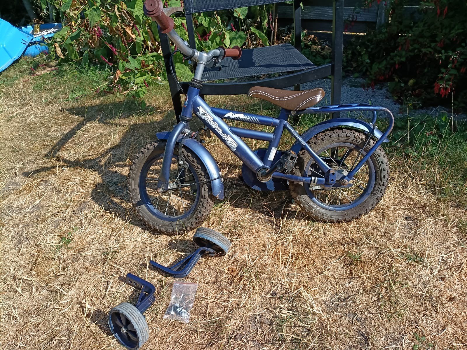 kinderfiets met steunwielen volare 16 inch, Ophalen, Gebruikt, 16 tot 20 inch, Volare