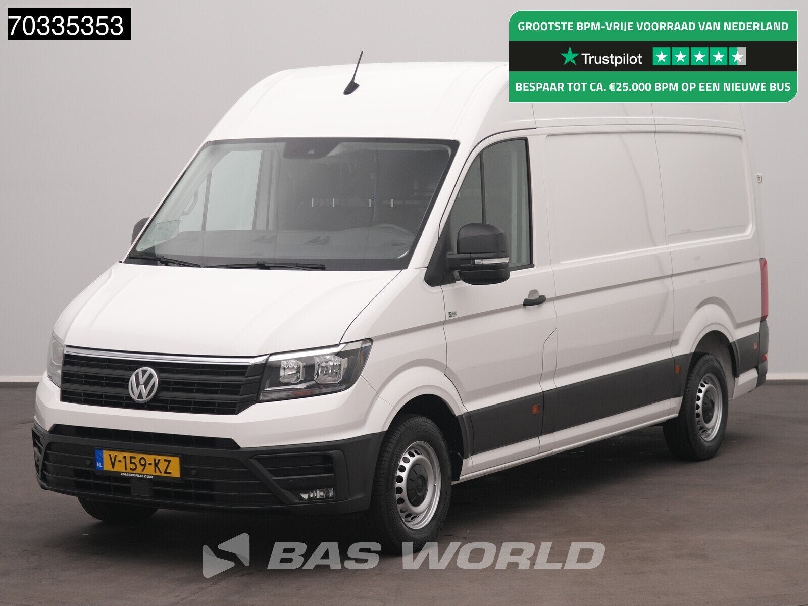 Volkswagen Crafter 102pk L3H3 Koelwagen Airco Navi Parkeerse, Autos, Capteur de lumière, 75 kW, Achat, Euro 6