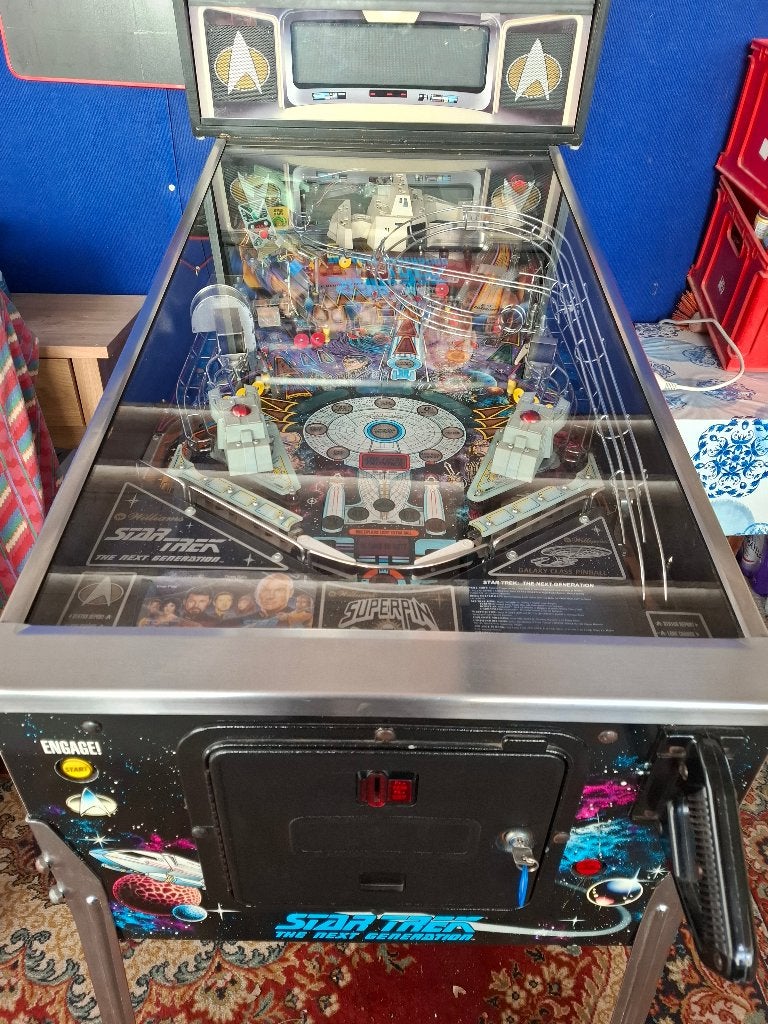 STTNG pinball - Star Trek The Next Generation flipperkast, Collections, Flipper (jeu), Williams, Enlèvement, Utilisé