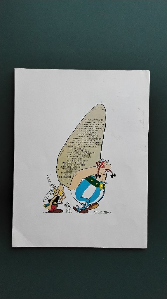 Bande dessinée Astérix der Gallier, en allemand., Enlèvement ou Envoi, Une BD, Utilisé, Goscinny - Uderzo