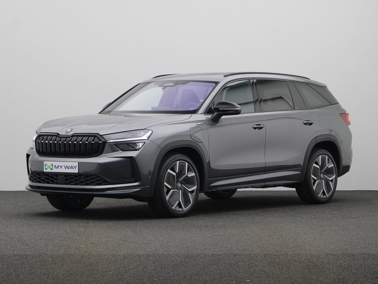 Skoda Kodiaq PHEV Kodiaq Sportline 1,5 TSI iV 110 kW DSG6, Auto's, Automaat, Adaptive Cruise Control, SUV of Terreinwagen, Zilver of Grijs