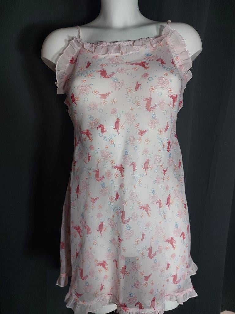Nuisette transparente motif flamand rose Sans marque, Sans marque, Enlèvement ou Envoi, Rose, Autres types