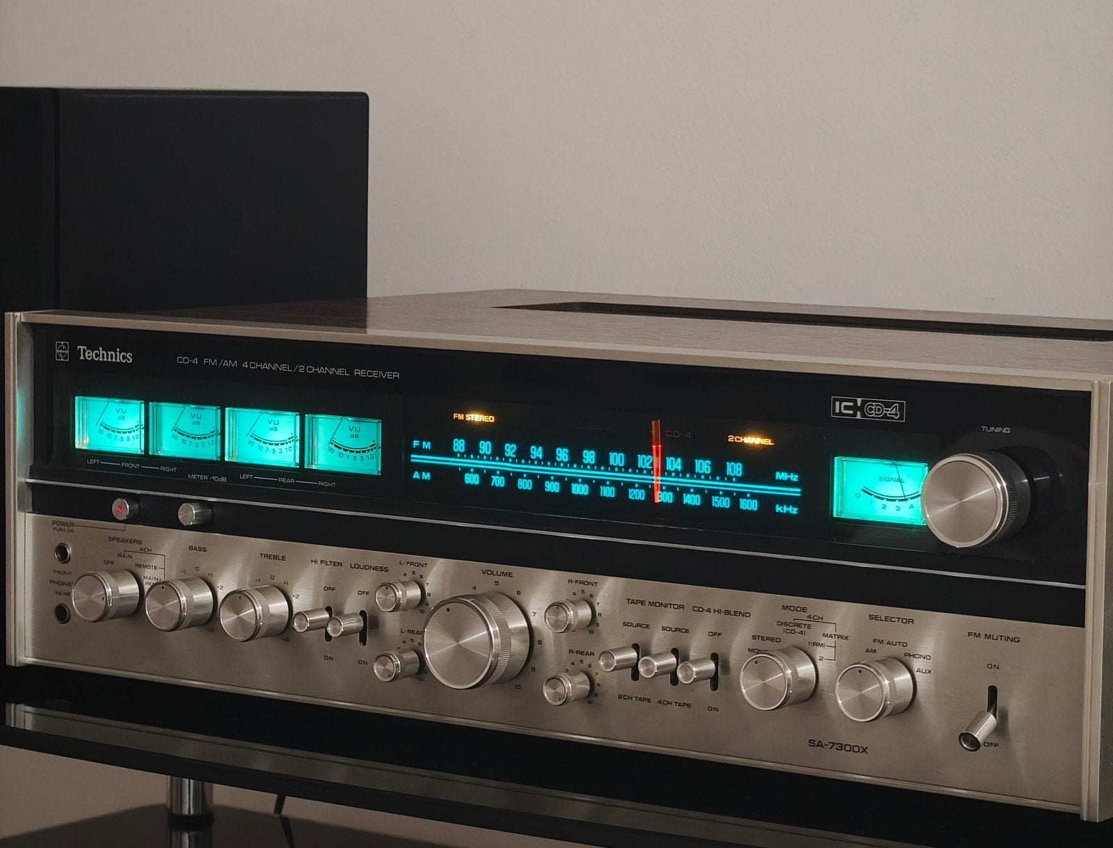 Technics SA-7300X Vintage Quadraphonic Receiver, Gebruikt, Ophalen, Overige merken, Minder dan 60 watt