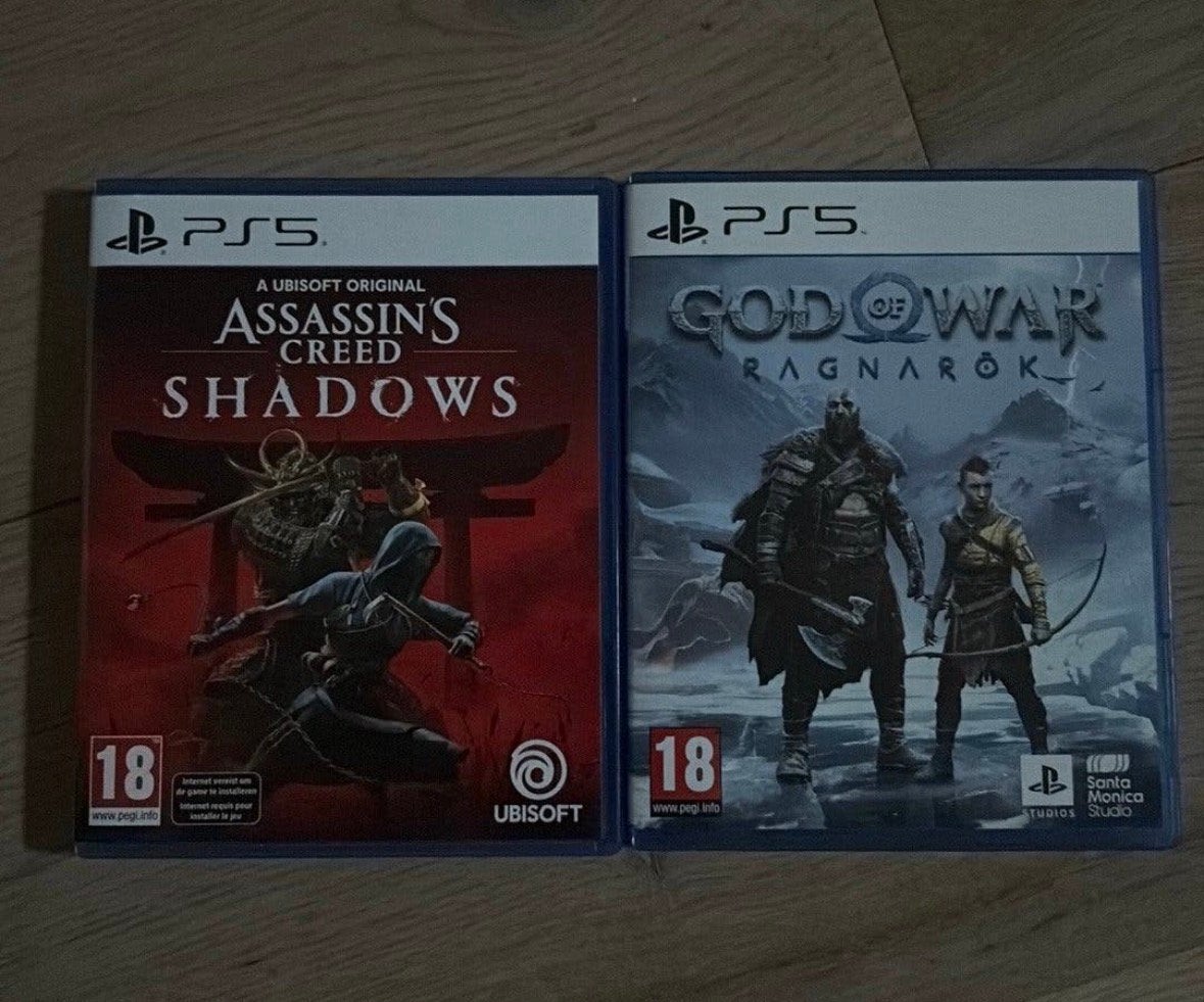 Assassin’s Creed Shadows + God of War Ragnarok (PS5), Ophalen, Zo goed als nieuw
