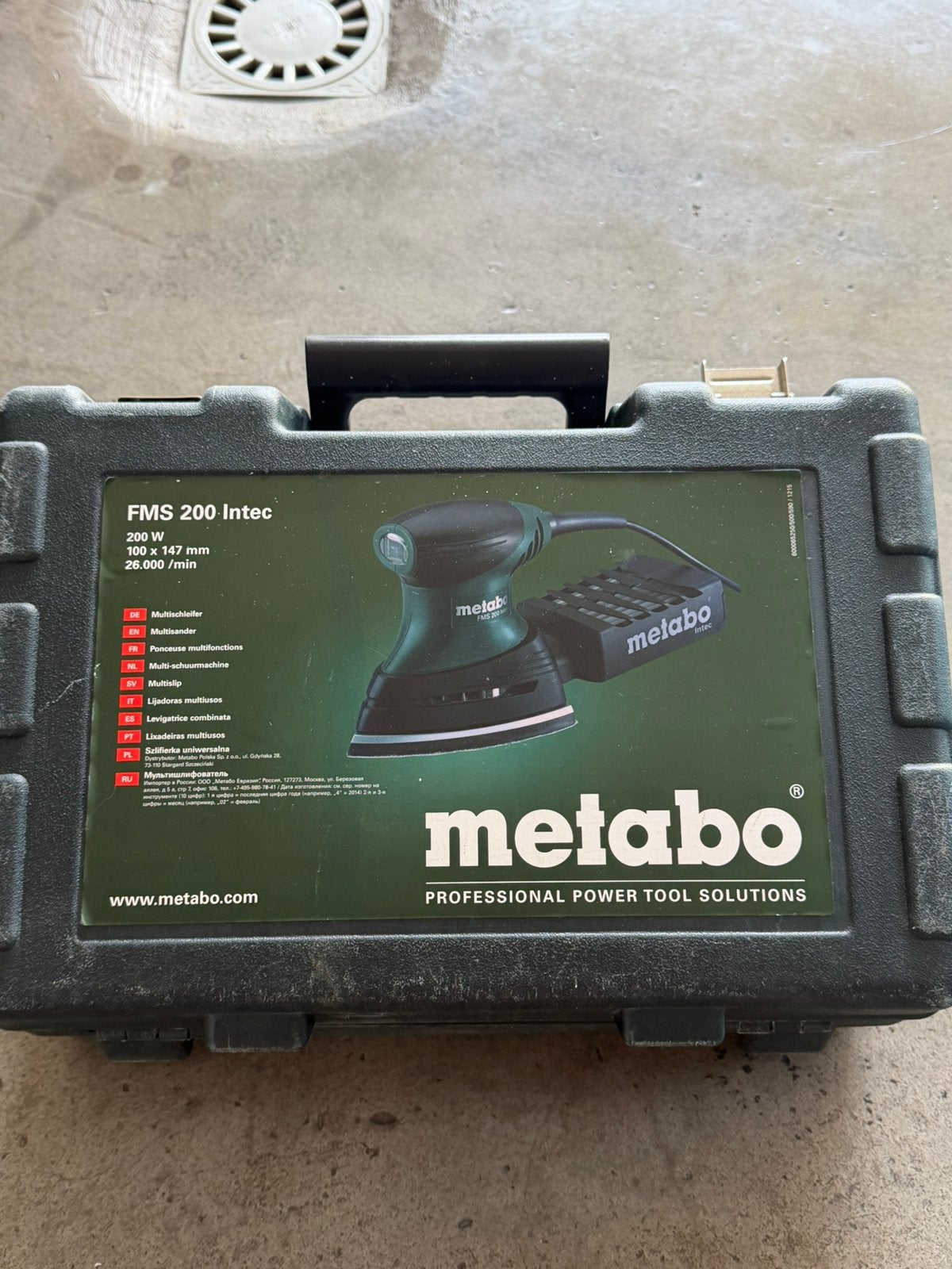Ponceuse Metabo, Doe-het-zelf en Bouw, Ophalen of Verzenden, Zo goed als nieuw