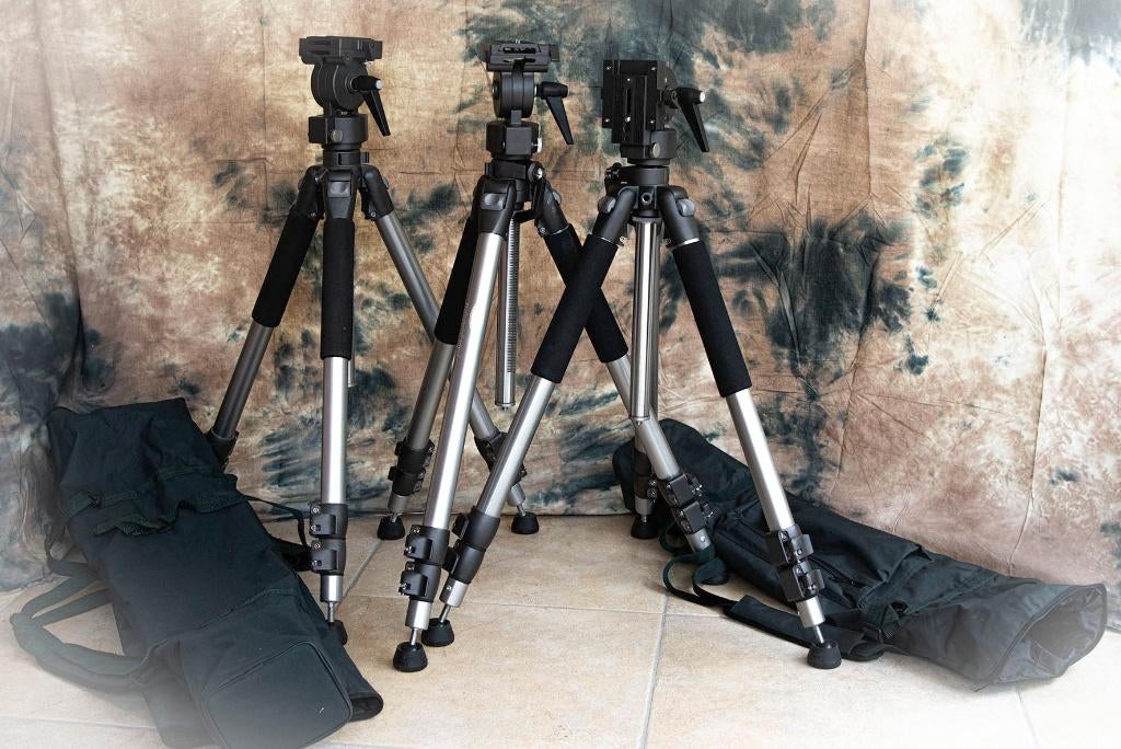 4 stands VDO à vendre, Avec rotule, 175 cm ou plus, Comme neuf, Enlèvement
