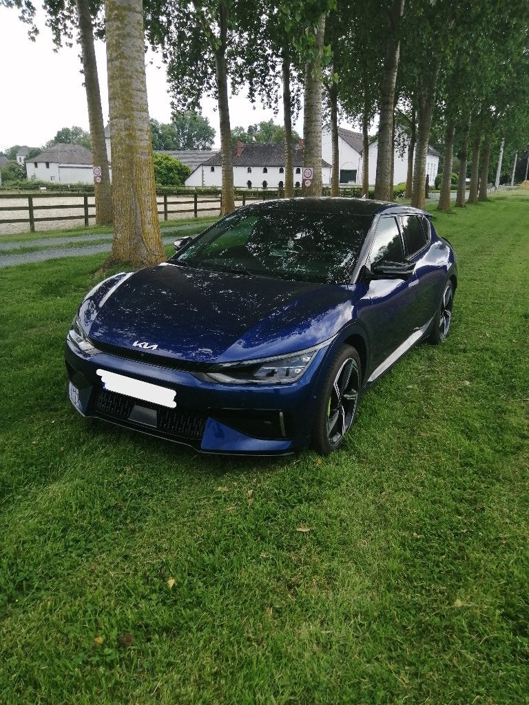 Kia ev6 GT, Auto's, Automaat, Zwart, 2100 kg, Elektrisch