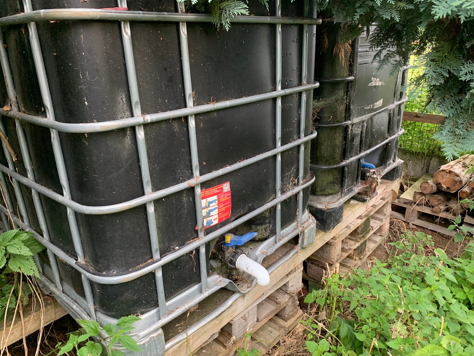 Zwarte ibc s 250 eur voor beide, Enlèvement, Comme neuf