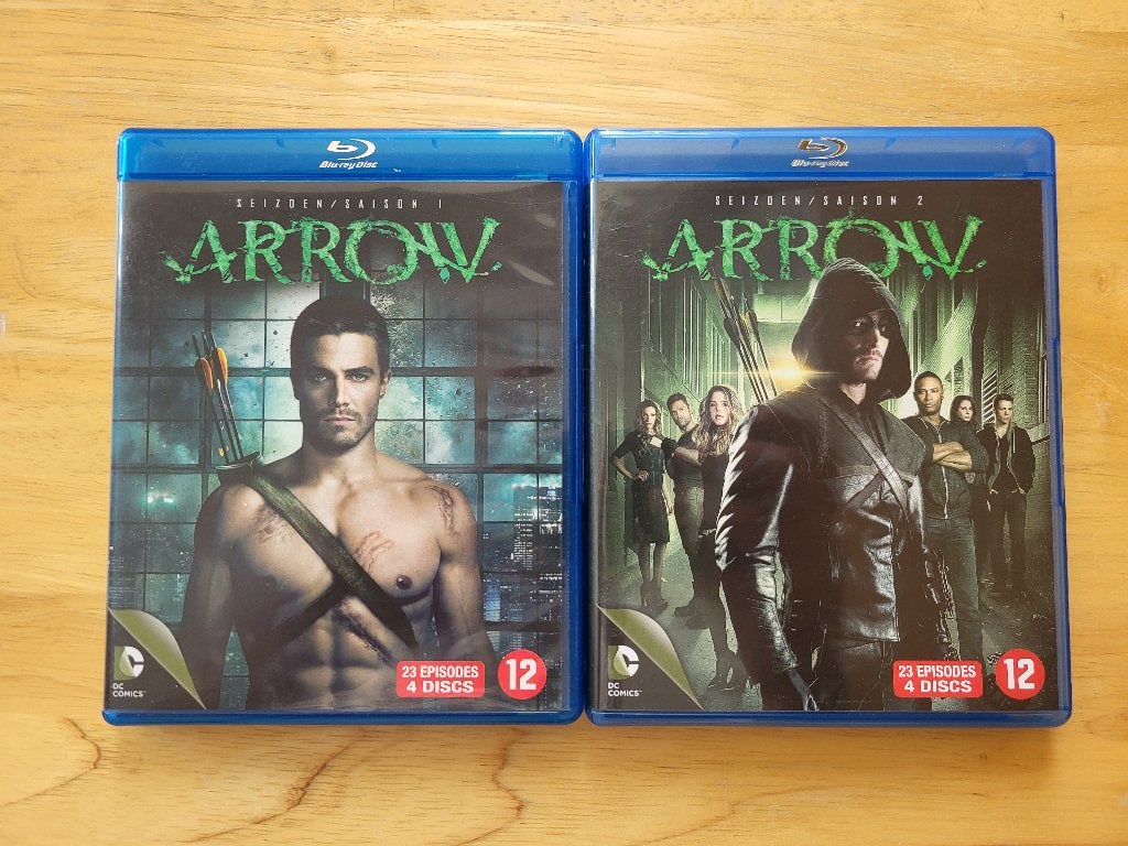 Lot Coffrets Blu-Ray Arrow saisons 1 & 2, Anglais, Action, Enlèvement, Blu-ray