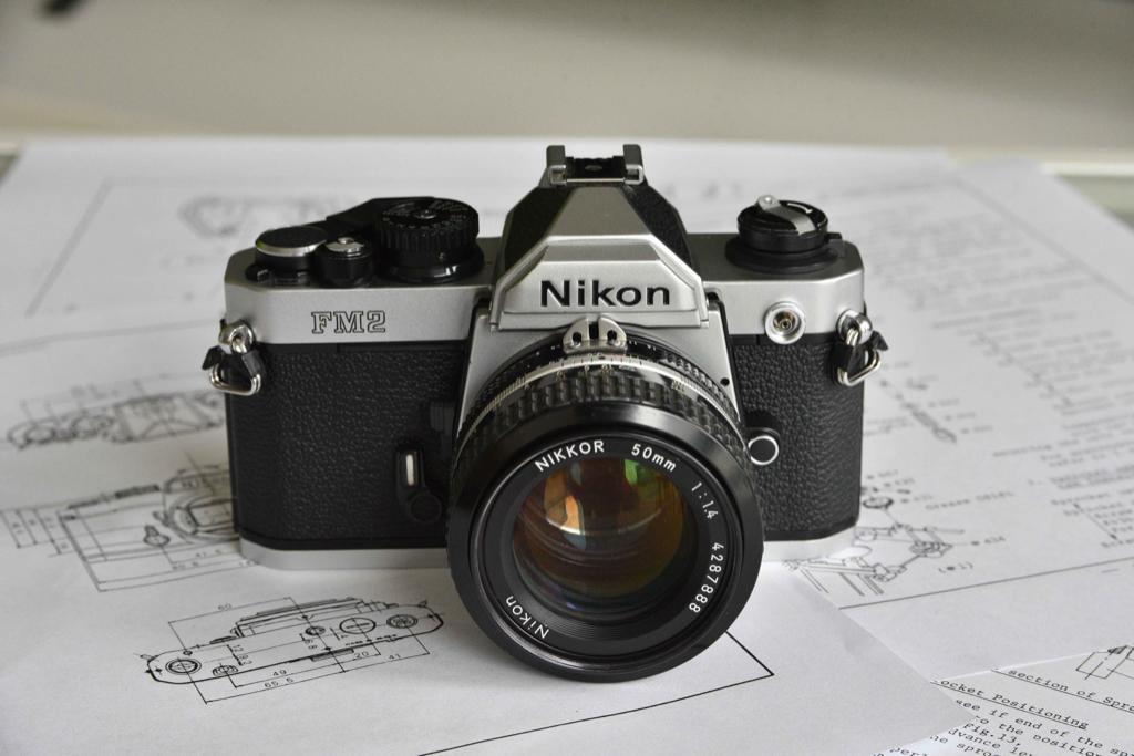 Nikon FM2n met Nikkor 50mm F1.4, Audio, Tv en Foto, Ophalen of Verzenden, Gebruikt, Spiegelreflex, Nikon
