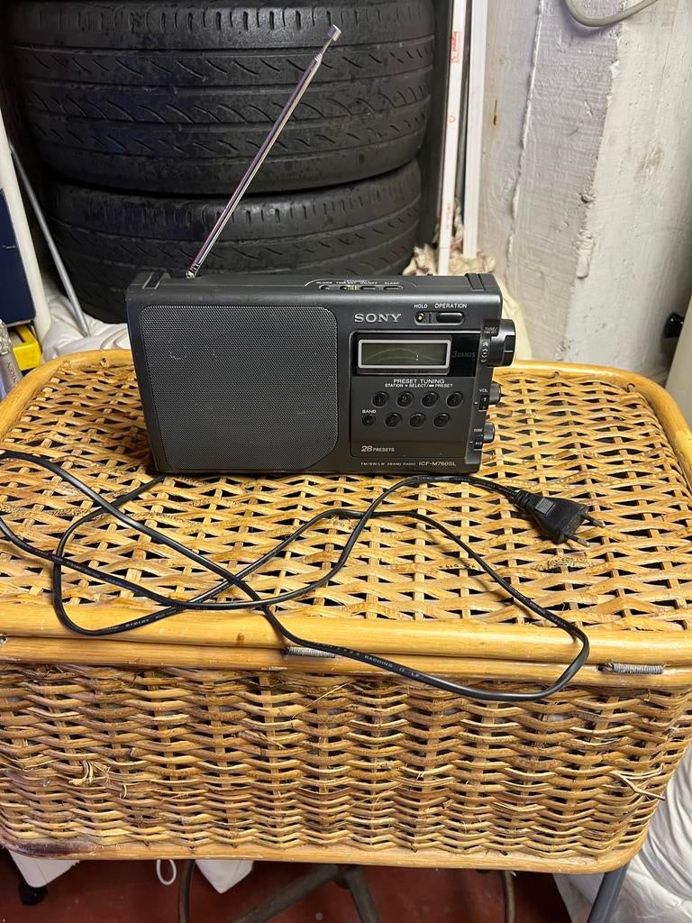 Kleine radio van Sony, Ophalen, Gebruikt, Radio
