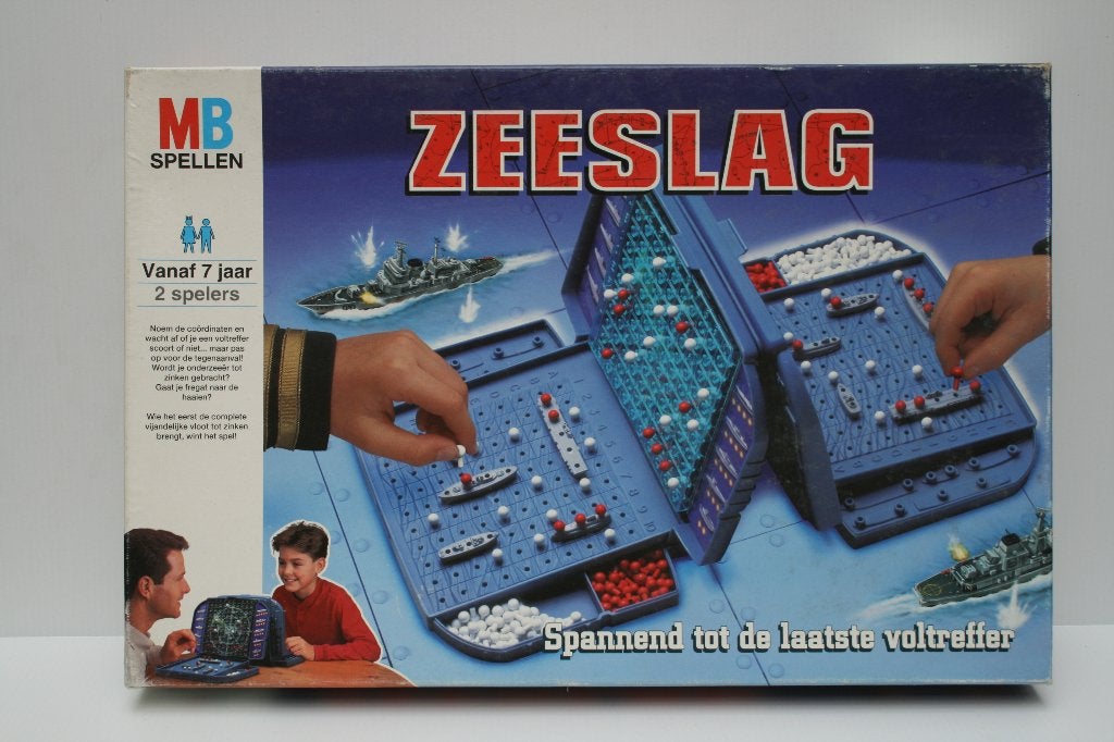 Zeeslag, Een of twee spelers, Ophalen of Verzenden, Gebruikt, MB