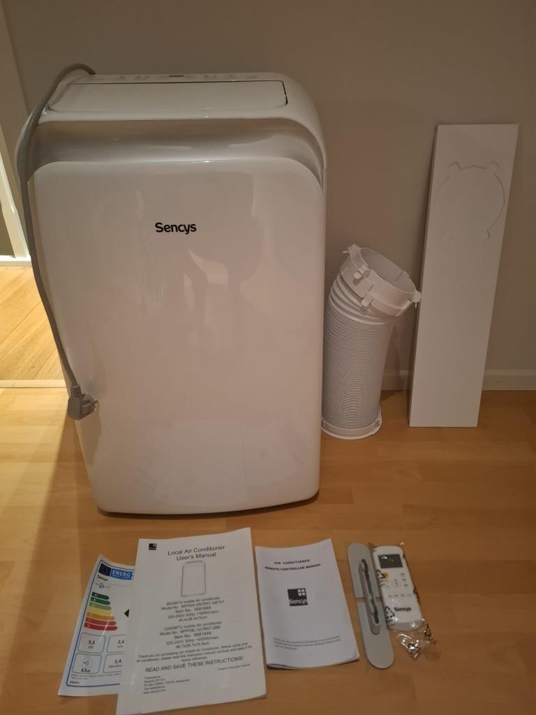 Sencys mobiele airconditioner MPPD-12 3500W, Electroménager, Climatiseurs, Moins de 60 m³, Comme neuf, Enlèvement, Climatiseur mobile