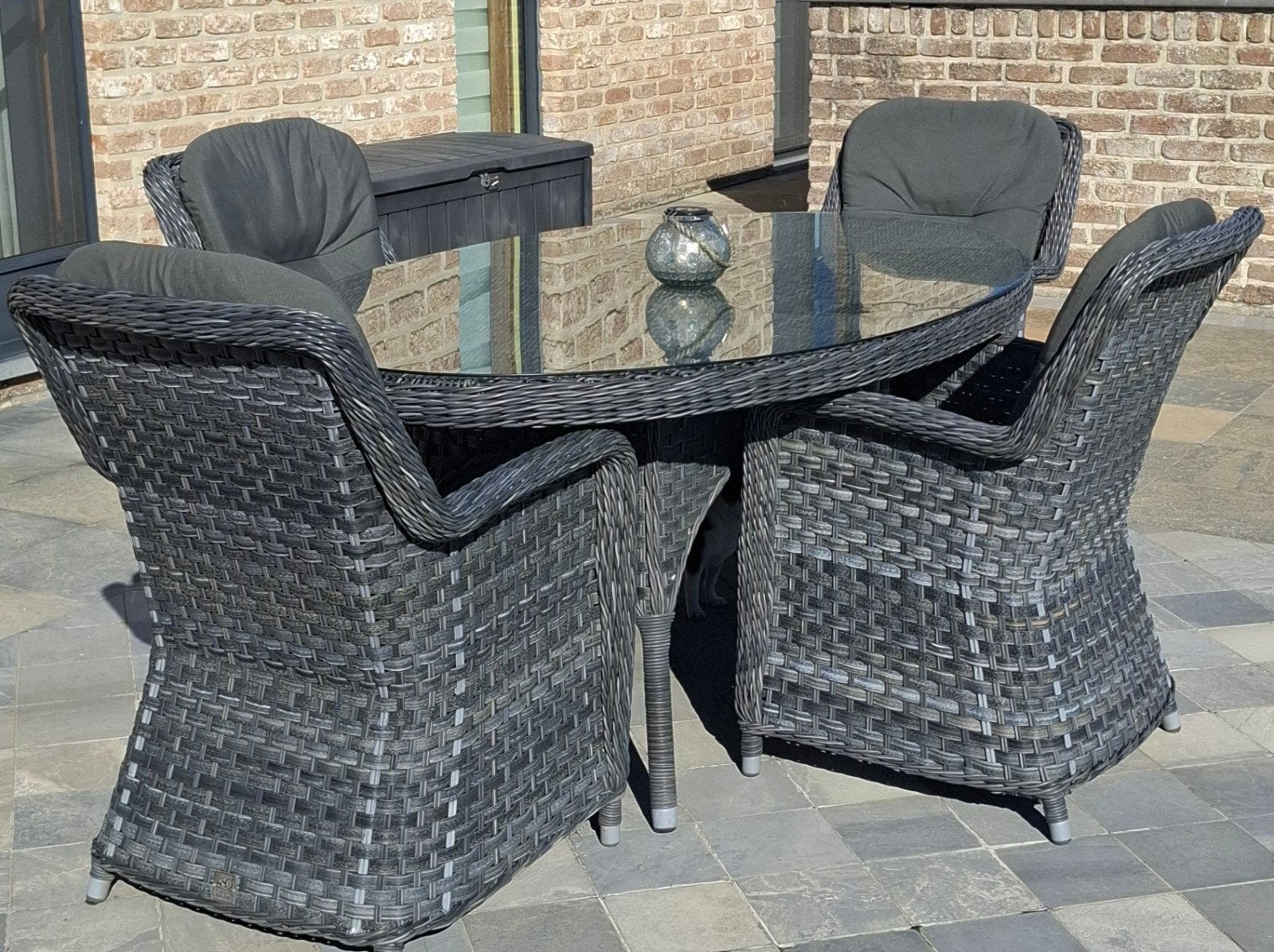 4 Seasons Outdoor tuinset / diningset - Topstaat, Tuin en Terras, Ophalen, Wicker, Loungeset