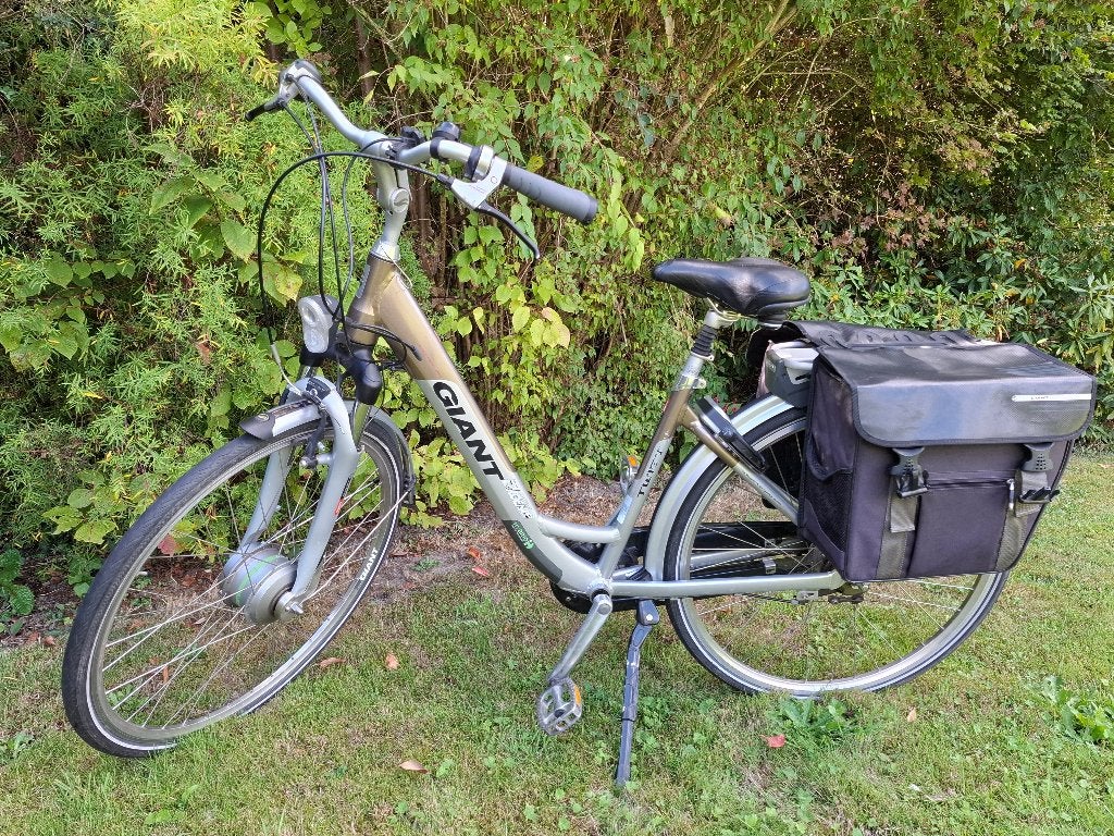 Elektrische fiets (merk Giant, model Twist), Fietsen en Brommers, Ophalen, Gebruikt, 30 tot 50 km per accu, Giant
