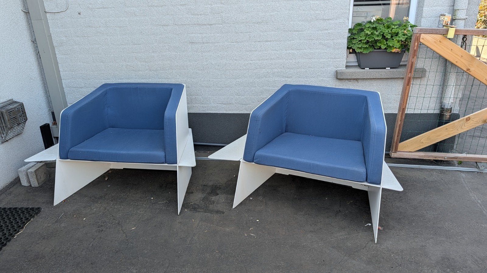 luxe loungezetels, Chaise, Aluminium, Enlèvement, Utilisé
