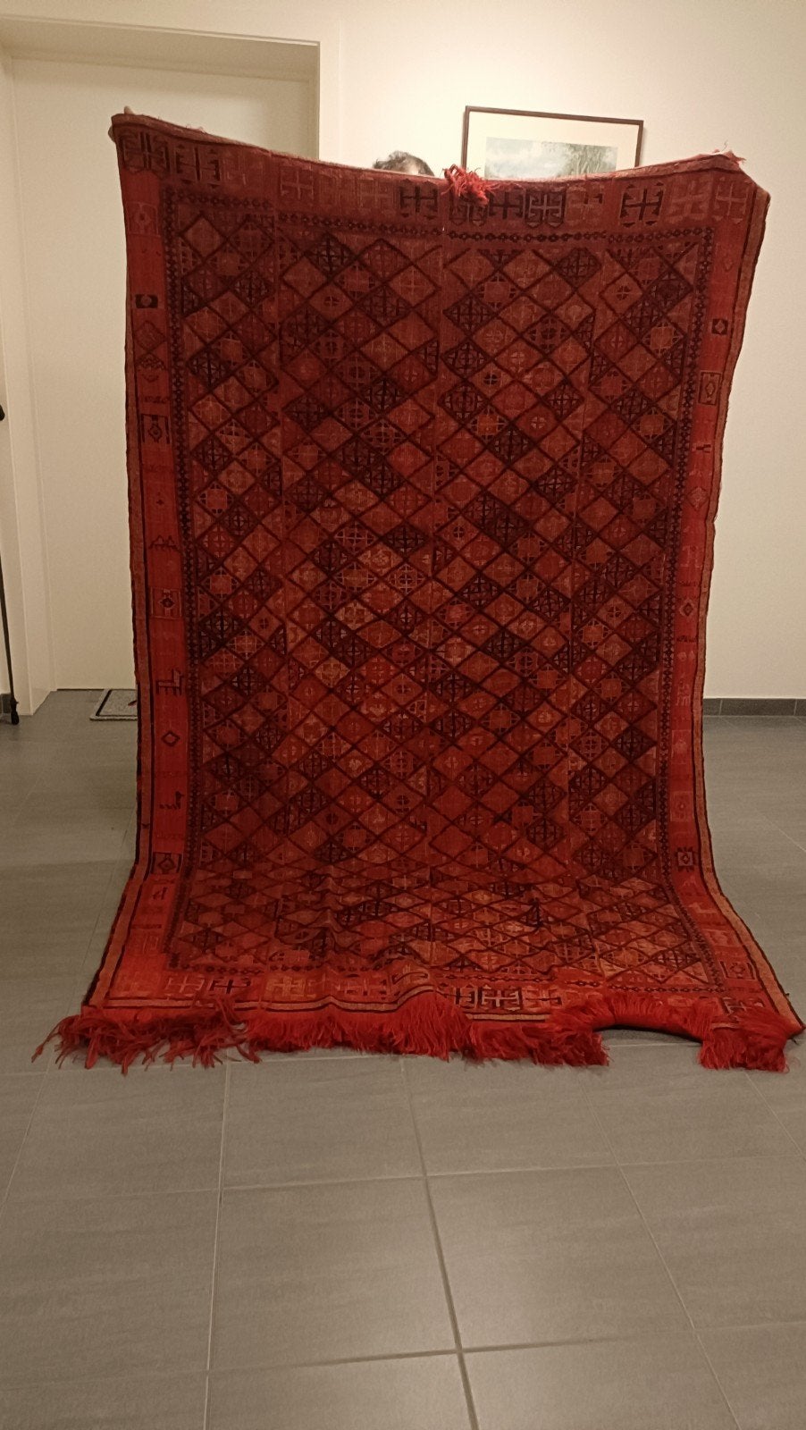 antieke Berber kelim, Enlèvement