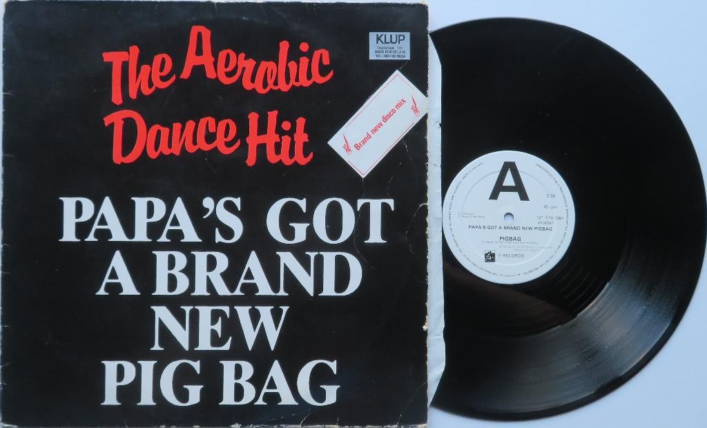Pigbag - Papa a un sac à cochon tout neuf. Maxi, CD & DVD, Vinyles | Dance & House, 12 pouces, Enlèvement ou Envoi, 1980 - 1989