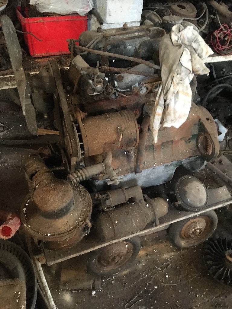 mercedes 170d motor oldtimer en hanomag motor, Auto-onderdelen, Ophalen, Gebruikt, Oldtimer onderdelen