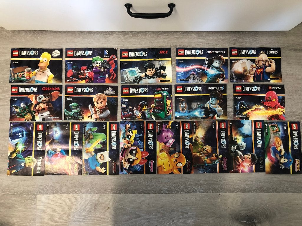 Lego Dimensions collectie (Level, team) xbox,ps3 ps4,wii, Envoi, Comme neuf