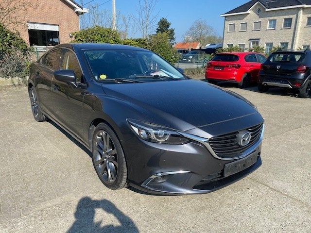 Mazda 6 2.2 SKYACTIV-D automaat 2017 gekeurd voor verkoop!, Auto's, Automaat, 4 cilinders, 127 g/km, Leder