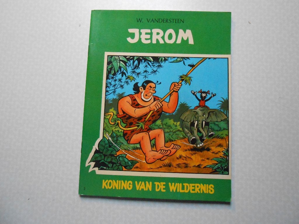 Jerom 3 Koning van de wildernis 1967 1ste druk van een herui, Willy Vandersteen, Eén stripboek, Ophalen of Verzenden, Zo goed als nieuw