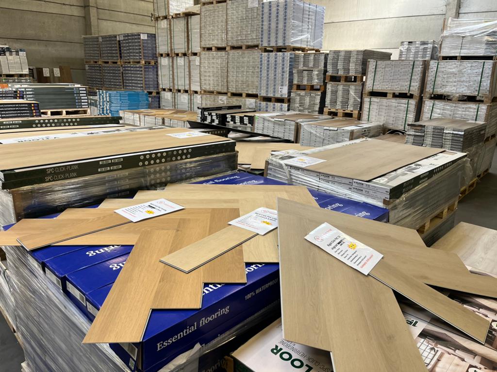 Stockverkoop PVC vloer >20.000m2, Kunststof, 50 tot 150 cm, Ophalen of Verzenden, Zo goed als nieuw
