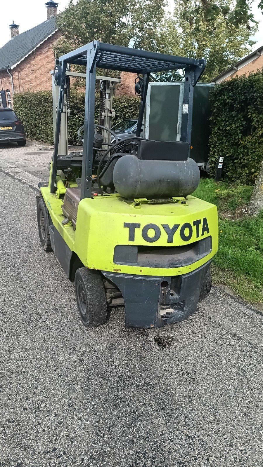 Toyota 2,3t heftruck lpg met werk, Ophalen, Handmatig, 2000 tot 3000 kg, TOYOTA