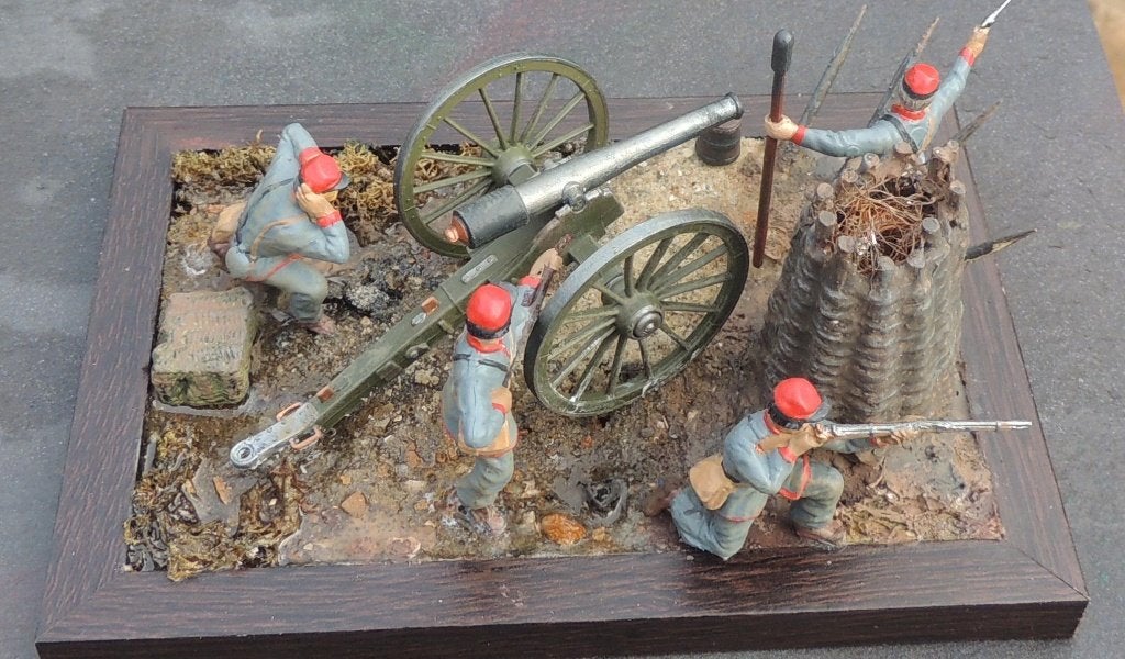 Artillerie sudiste, guerre de sécession, Hobby en Vrije tijd, Verzenden, Nieuw, Groter dan 1:35, Figuur of Figuren