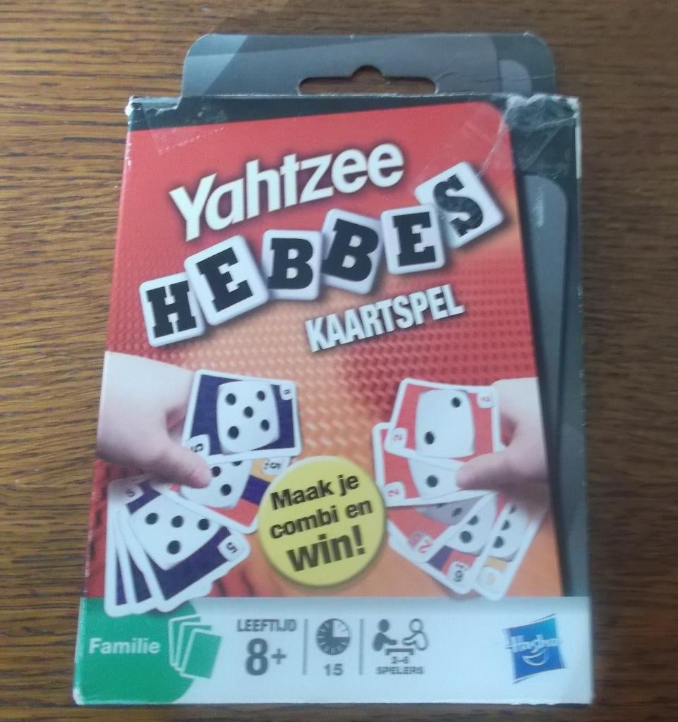 Kaartspel Yahtzee Hebbes / Hasbro, Ophalen, Zo goed als nieuw, Hasbro