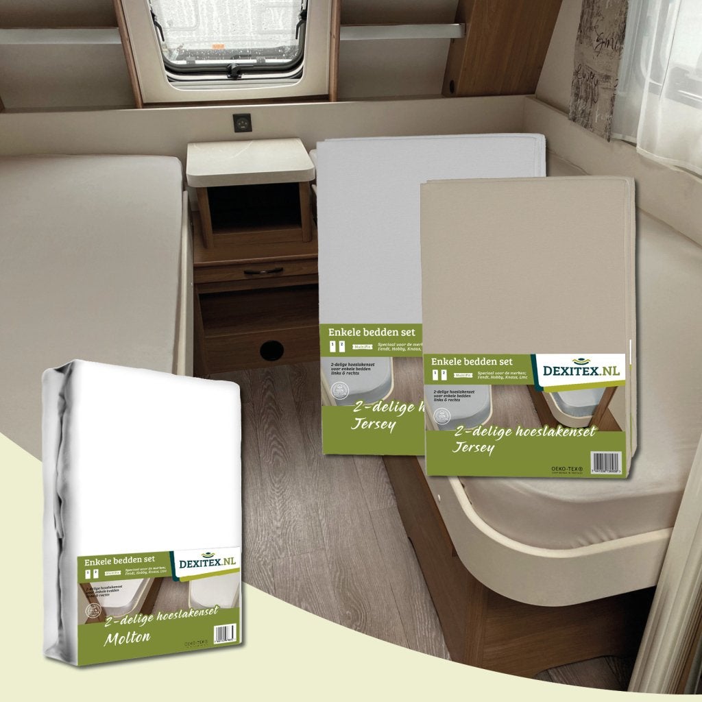 Textielpakket Caravan enkele bedden Fendt-Hobby enz - 2
