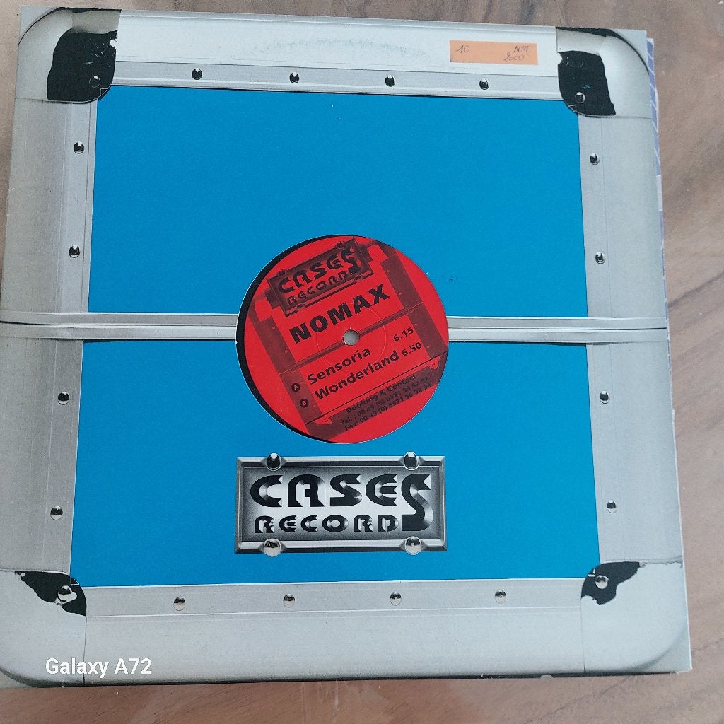 nomax sensoria 12 inch maxi, Cd's en Dvd's, Vinyl | Dance en House, Trance, Ophalen of Verzenden, Zo goed als nieuw, 12 inch