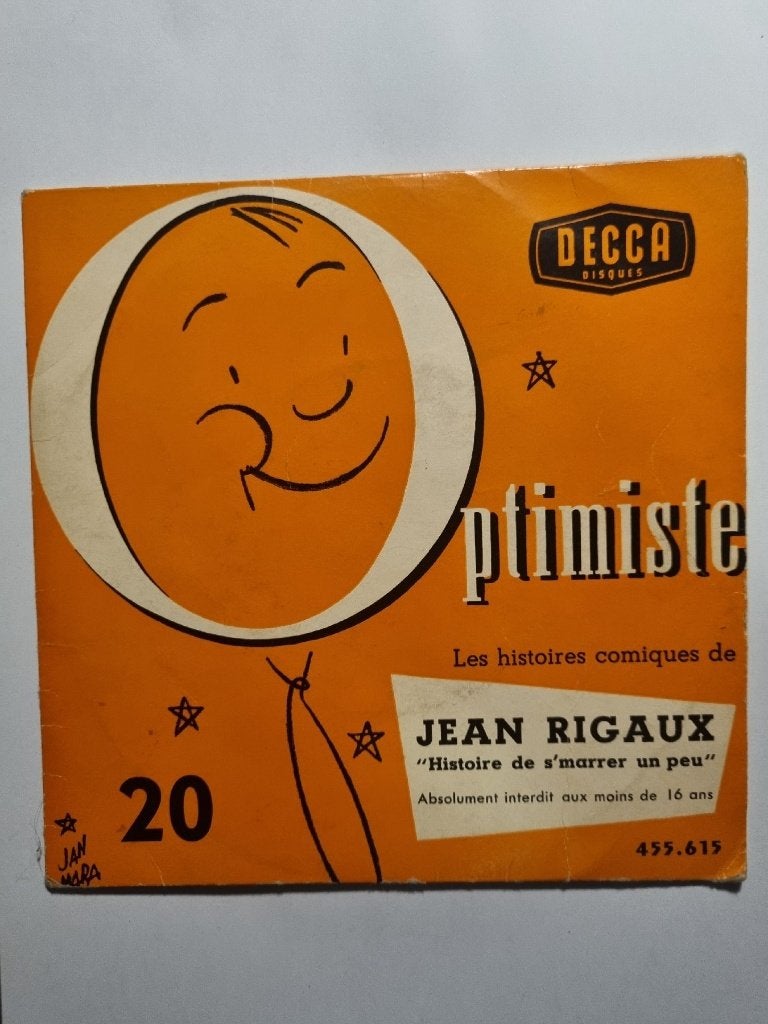 Jean Rigaux - Optimiste 20, Enlèvement ou Envoi, Utilisé