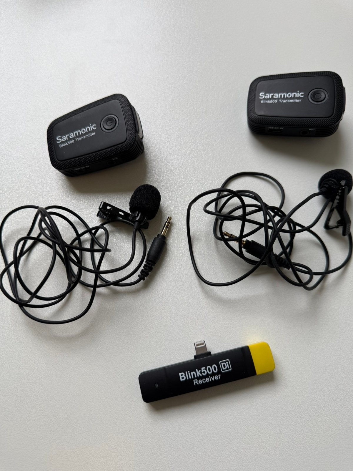 Saramonic Blink500 B4 draadloze microfoonset voor Iphone, Musique & Instruments, Microphones, Enlèvement, Comme neuf, Autres types