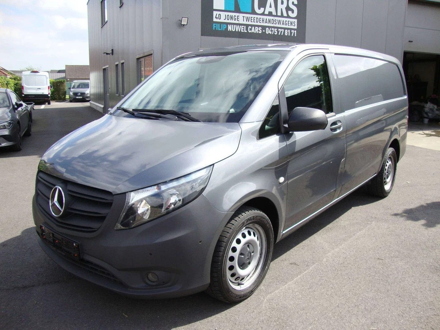 Mercedes-Benz Vito 114cdi aut, L2, VENSTERS, camera, dodehoe, 100 kW, Argent ou Gris, Achat, Entreprise