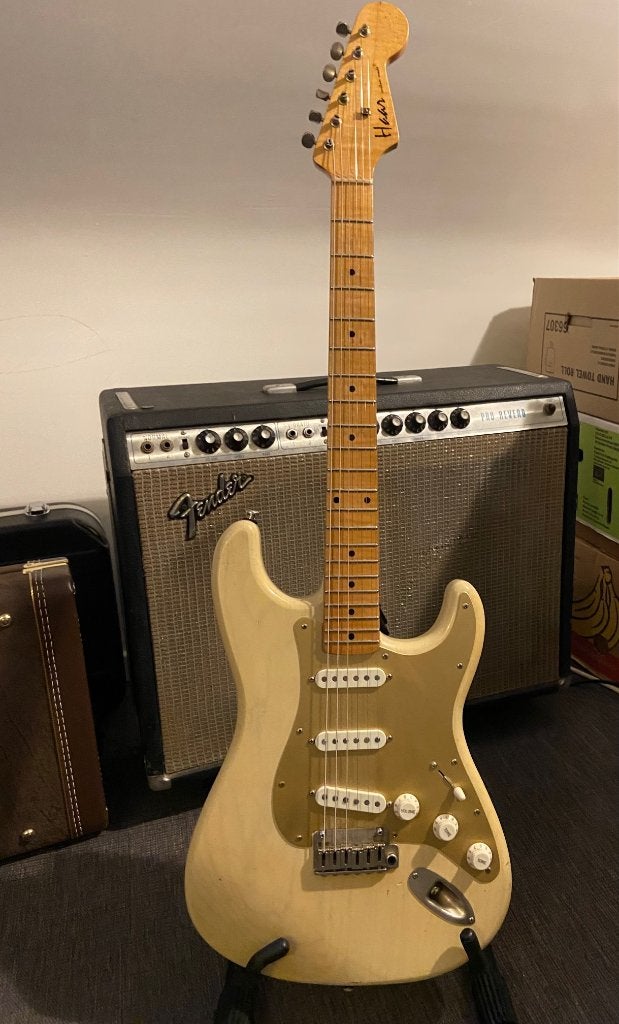 Haar Stratocaster, Musique & Instruments, Instruments à corde | Guitares | Électriques, Enlèvement, Utilisé, Solid body, Autres marques