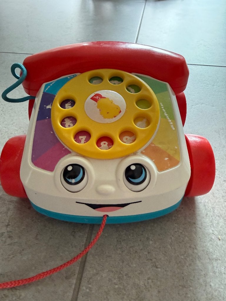 Fisher Price kindertelefoon, Enfants & Bébés, Jouets | Fisher-Price, Enlèvement, Utilisé, Jouet à Pousser ou Tirer, Sonore
