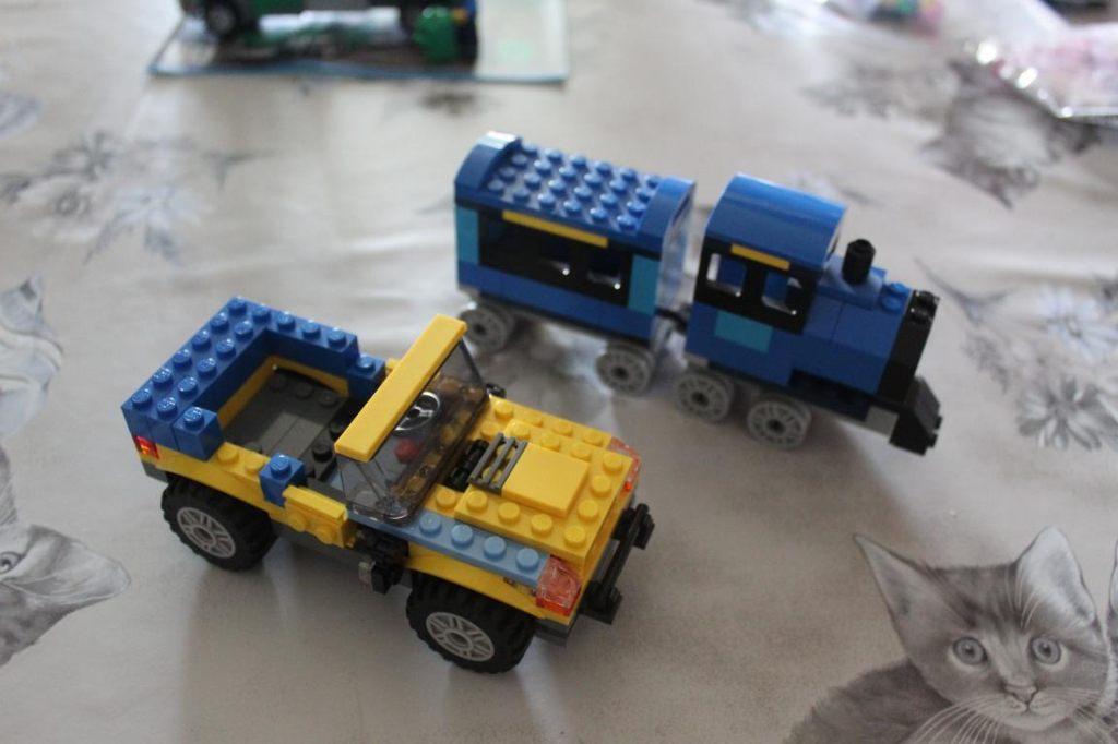 lego autootje en minitreintje, Kinderen en Baby's, Speelgoed | Duplo en Lego, Gebruikt, Lego, Overige typen, City, Ophalen