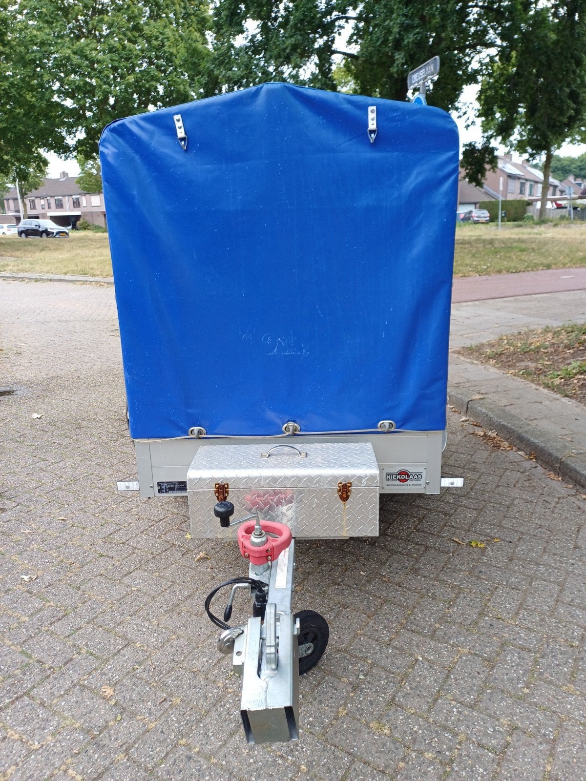Anssems Huifaanhangwagen BJ 2019 in perfecte conditie, Autos : Divers, Remorques, Enlèvement