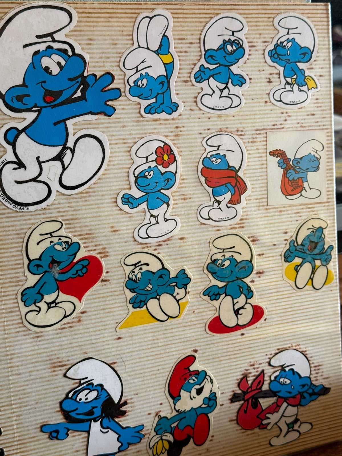 Smurf-Stickers, Ophalen of Verzenden, Zo goed als nieuw