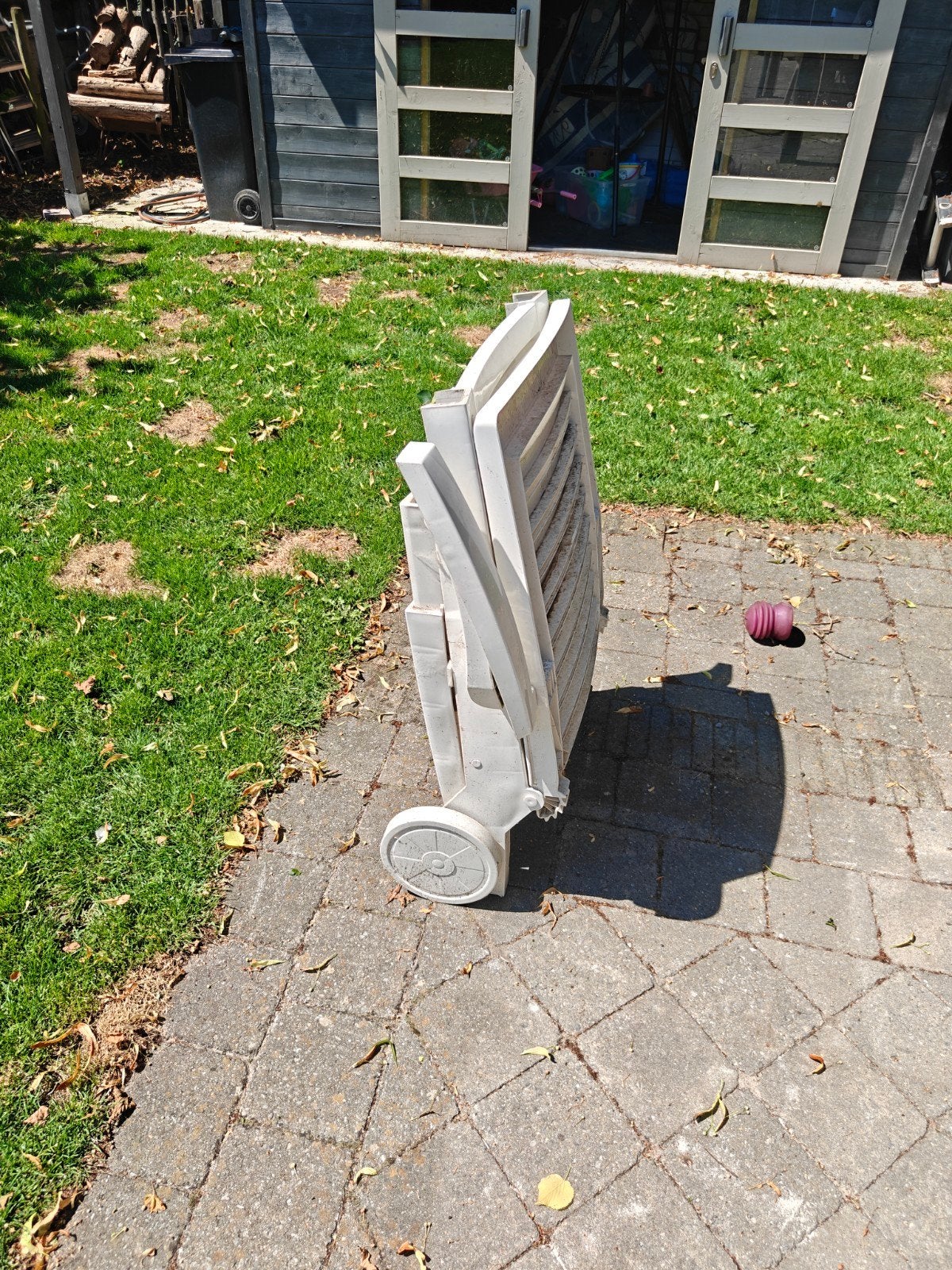 ligbed, Jardin & Terrasse, Chaises longues, Enlèvement, Comme neuf, Plastique, Mobile