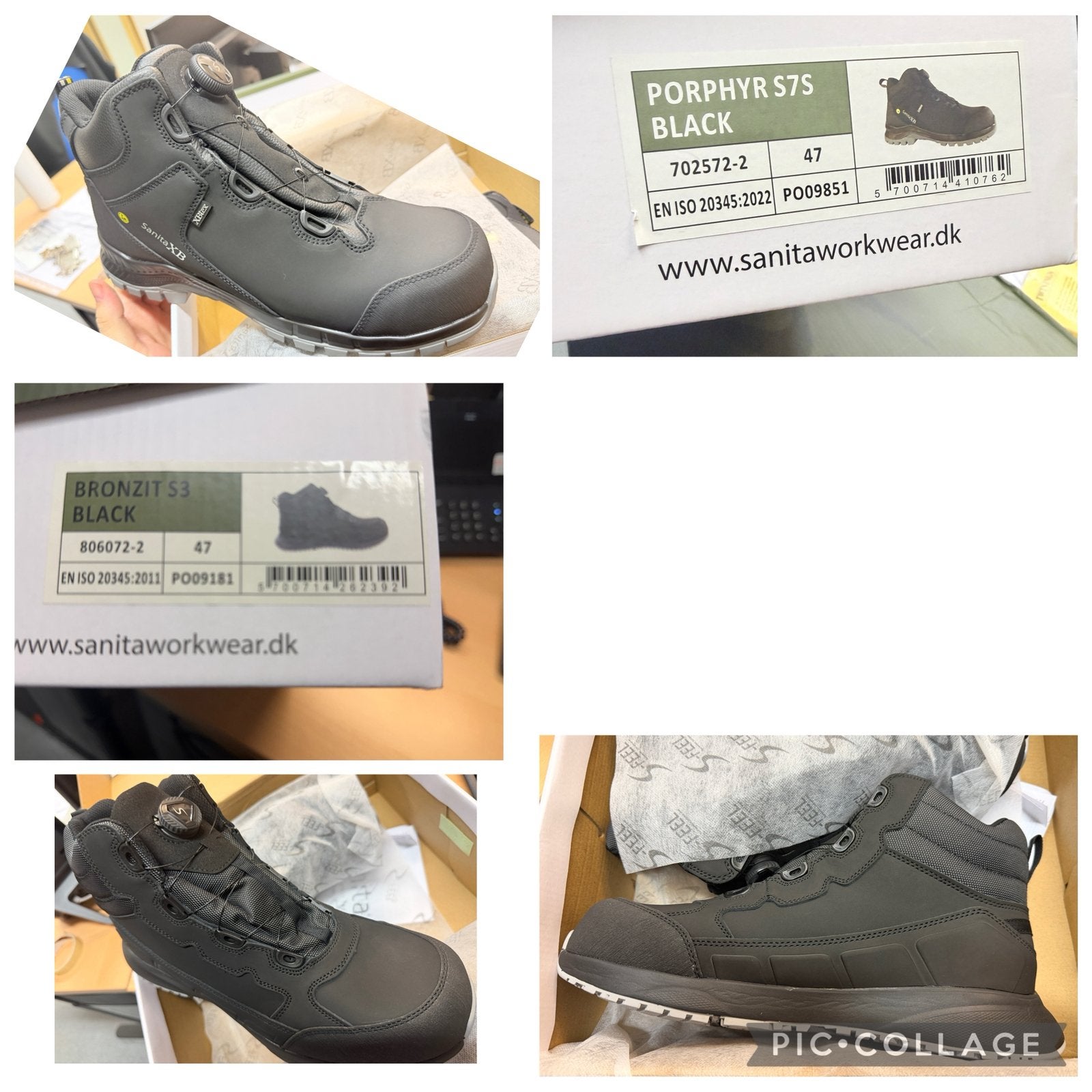 Chaussures de sécurité neuf de marque sanita, Vêtements | Hommes, Neuf, Chaussures de travail, Enlèvement, Noir