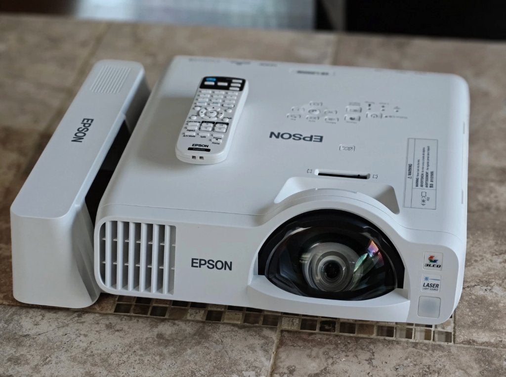 Projecteur laser 3LCD WXGA à courte focale Epson EB-L200SW, Enlèvement ou Envoi, Comme neuf, LCD, Autres résolutions
