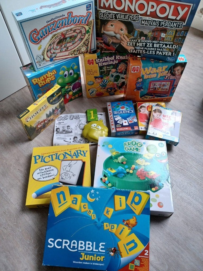 Gezelschapsspellen, Ophalen, Zo goed als nieuw